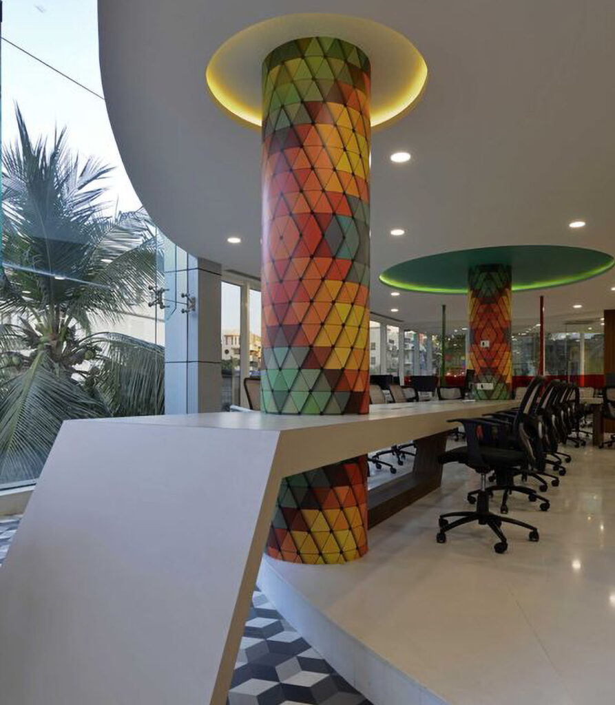 office pillar designs