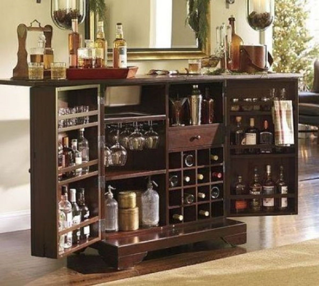 Crockery Unit with a Bar Counter