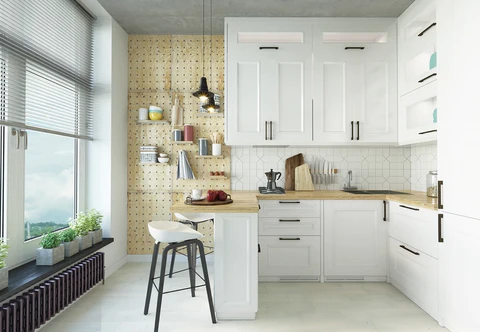 Indian style small modular kitchen designs