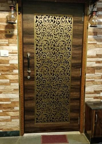 wooden safety door designs