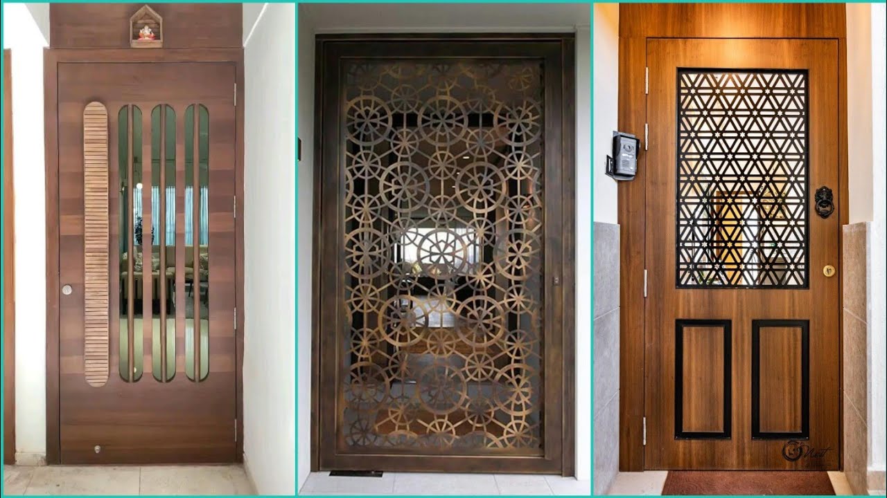 Stunning Wooden Safety Door Designs For